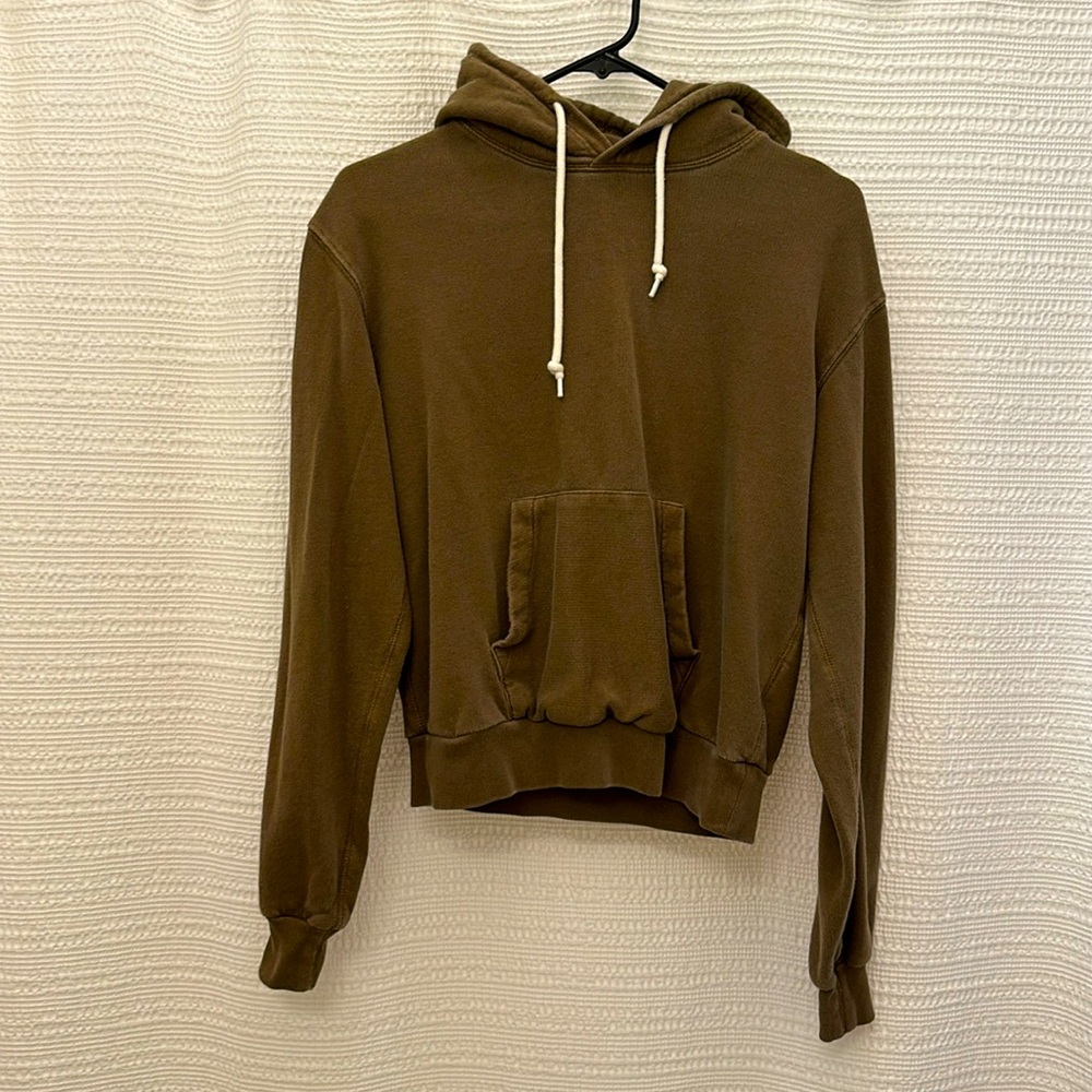 Buck Mason Women’s Hoodie Sweatshirt in Green